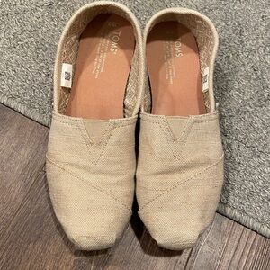 TOMS Gold Casual Slip-Ons